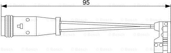 BOSCH 1 987 473 006 - Kulumisenilmaisin, jarrupala inparts.fi