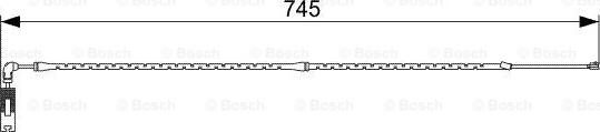 BOSCH 1 987 473 000 - Kulumisenilmaisin, jarrupala inparts.fi