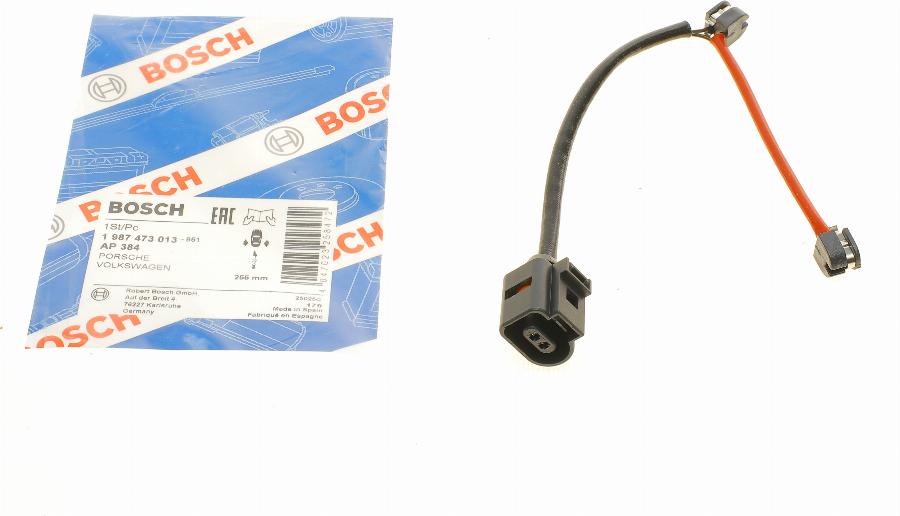 BOSCH 1 987 473 013 - Kulumisenilmaisin, jarrupala inparts.fi