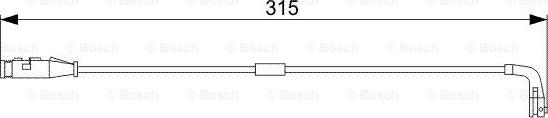 BOSCH 1 987 473 039 - Kulumisenilmaisin, jarrupala inparts.fi