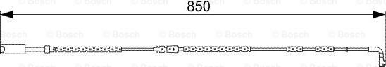 BOSCH 1 987 473 030 - Kulumisenilmaisin, jarrupala inparts.fi