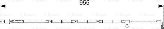 BOSCH 1 987 473 028 - Kulumisenilmaisin, jarrupala inparts.fi