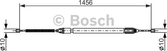 BOSCH 1 987 477 637 - Vaijeri, seisontajarru inparts.fi