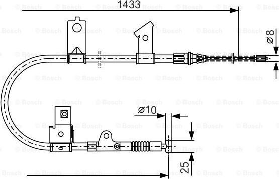 BOSCH 1 987 477 394 - Vaijeri, seisontajarru inparts.fi