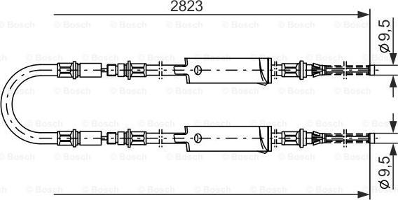 BOSCH 1 987 477 369 - Vaijeri, seisontajarru inparts.fi