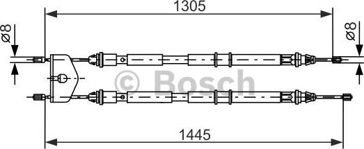 BOSCH 1 987 477 732 - Vaijeri, seisontajarru inparts.fi