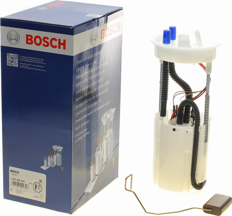 BOSCH 1 987 580 036 - Polttoaineen syöttömoduuli inparts.fi