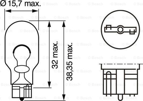 BOSCH 1 987 302 821 - Polttimo, vilkkuvalo inparts.fi