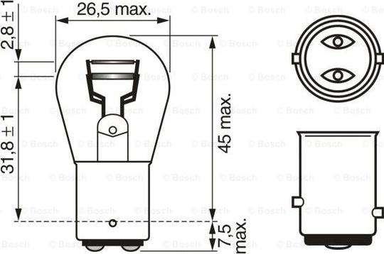 BOSCH 1 987 302 867 - Polttimo, vilkkuvalo inparts.fi