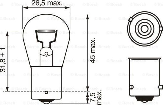 BOSCH 1 987 301 018 - Polttimo, vilkkuvalo inparts.fi