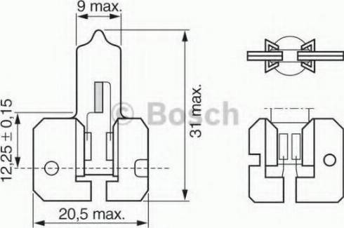 BOSCH 1 987 302 422 - Polttimo, mittariston valo inparts.fi