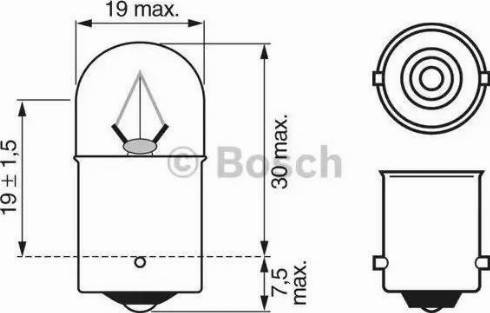 BOSCH 1 987 302 511 - Polttimo, mittariston valo inparts.fi