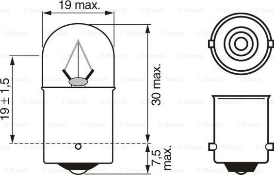 BOSCH 1 987 302 505 - Polttimo, takavalo inparts.fi