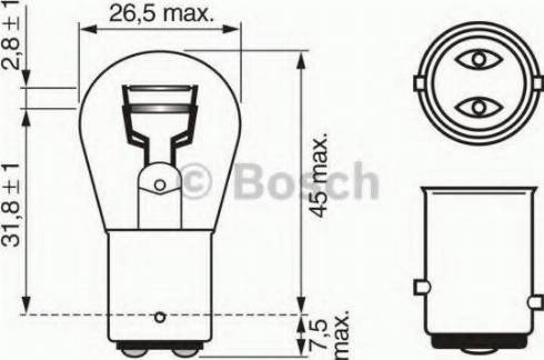 BOSCH 1 987 302 609 - Polttimo, mittariston valo inparts.fi