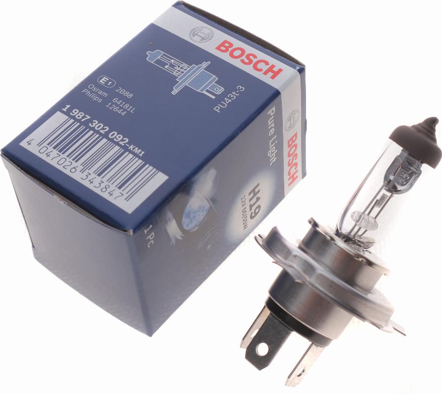 BOSCH 1.987.302.092 - Polttimo, ajovalo inparts.fi