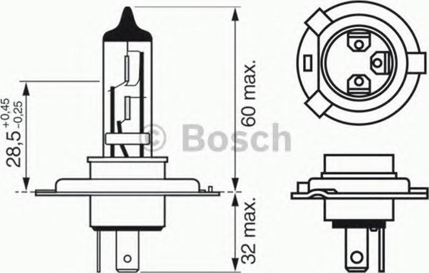 BOSCH 1987302043 - Polttimo, kaukovalo inparts.fi