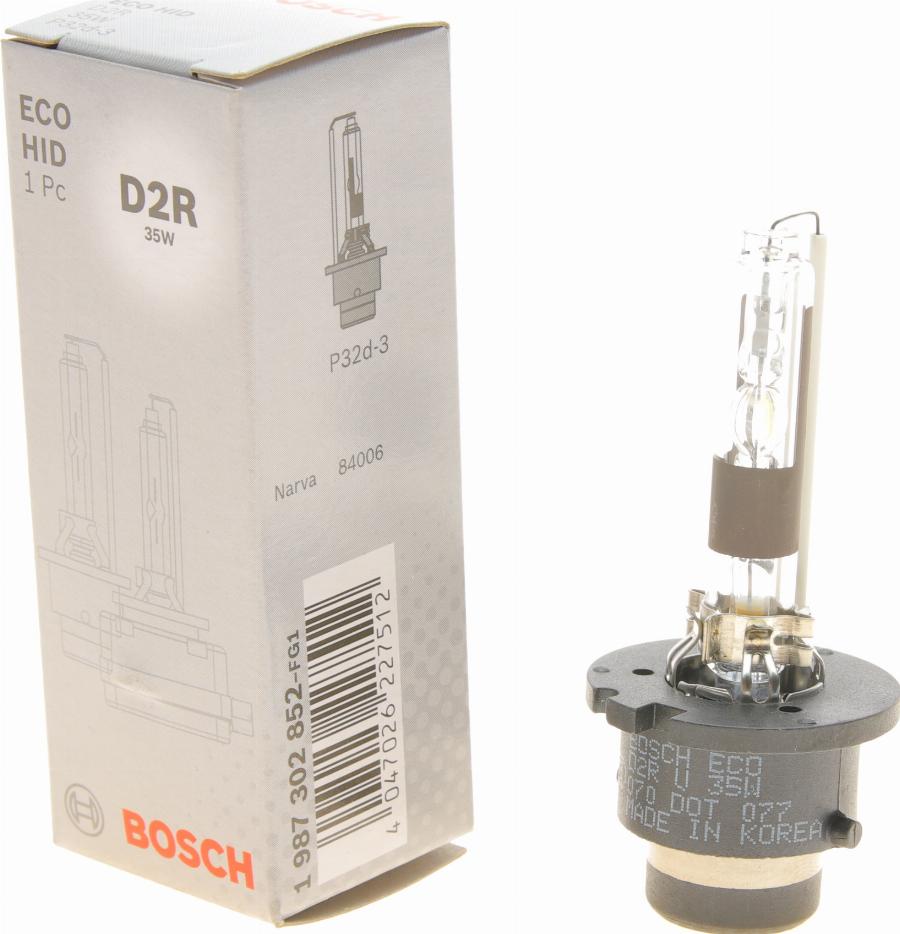 BOSCH 1 987 302 852 - Polttimo, ajovalo inparts.fi