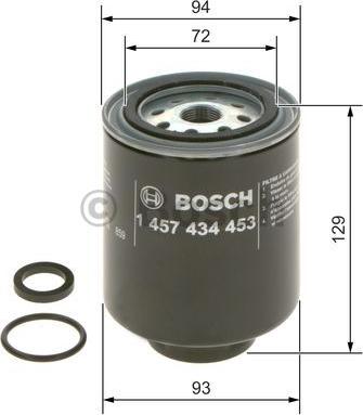 BOSCH 1 457 434 453 - Polttoainesuodatin inparts.fi