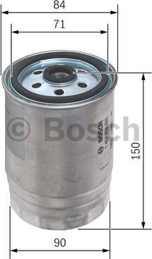 BOSCH 1 457 434 460 - Polttoainesuodatin inparts.fi