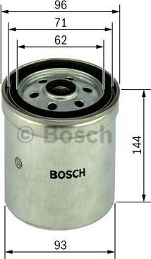 BOSCH 1 457 434 407 - Polttoainesuodatin inparts.fi