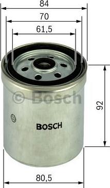 BOSCH 1 457 434 051 - Polttoainesuodatin inparts.fi