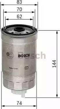 BOSCH 1 457 434 192 - Polttoainesuodatin inparts.fi