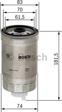 BOSCH 1 457 434 150 - Polttoainesuodatin inparts.fi