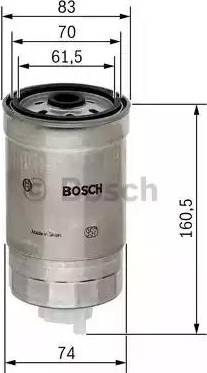 BOSCH 1 457 434 174 - Polttoainesuodatin inparts.fi