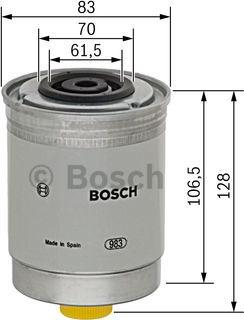 BOSCH 1 457 434 280 - Polttoainesuodatin inparts.fi