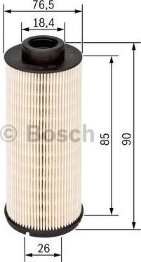 BOSCH 1 457 431 704 - Polttoainesuodatin inparts.fi