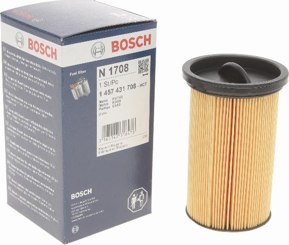 BOSCH 1 457 431 708 - Polttoainesuodatin inparts.fi