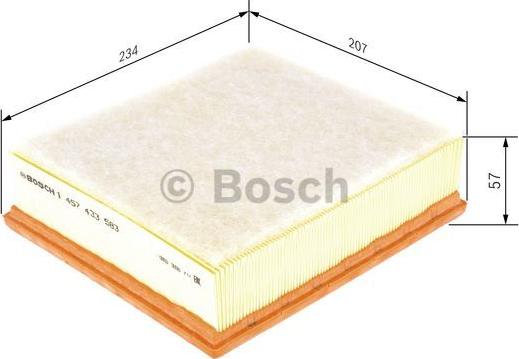 BOSCH 1 457 433 583 - Ilmansuodatin inparts.fi