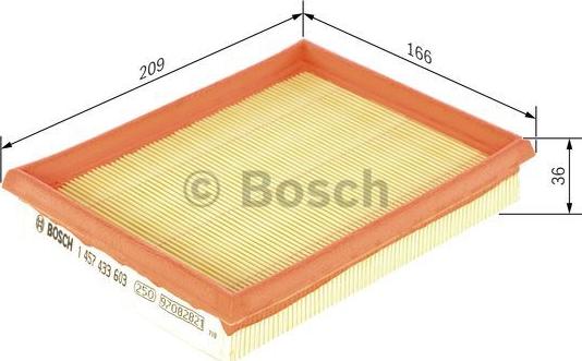 BOSCH 1 457 433 603 - Ilmansuodatin inparts.fi