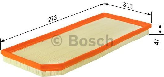 BOSCH 1 457 433 164 - Ilmansuodatin inparts.fi