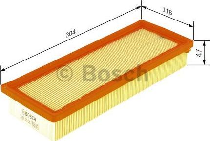 BOSCH 1 457 433 285 - Ilmansuodatin inparts.fi