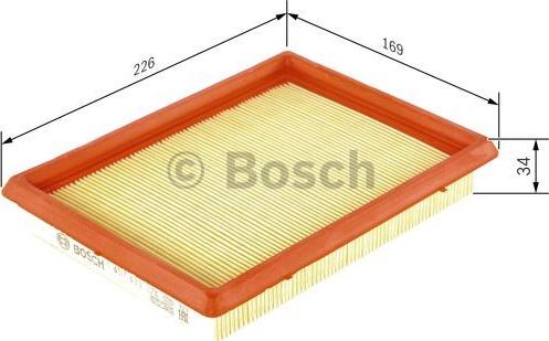 BOSCH 1 457 433 274 - Ilmansuodatin inparts.fi