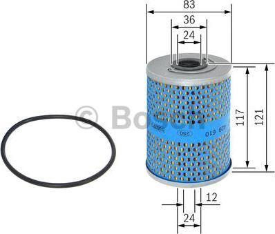 BOSCH 1 457 429 610 - Öljynsuodatin inparts.fi