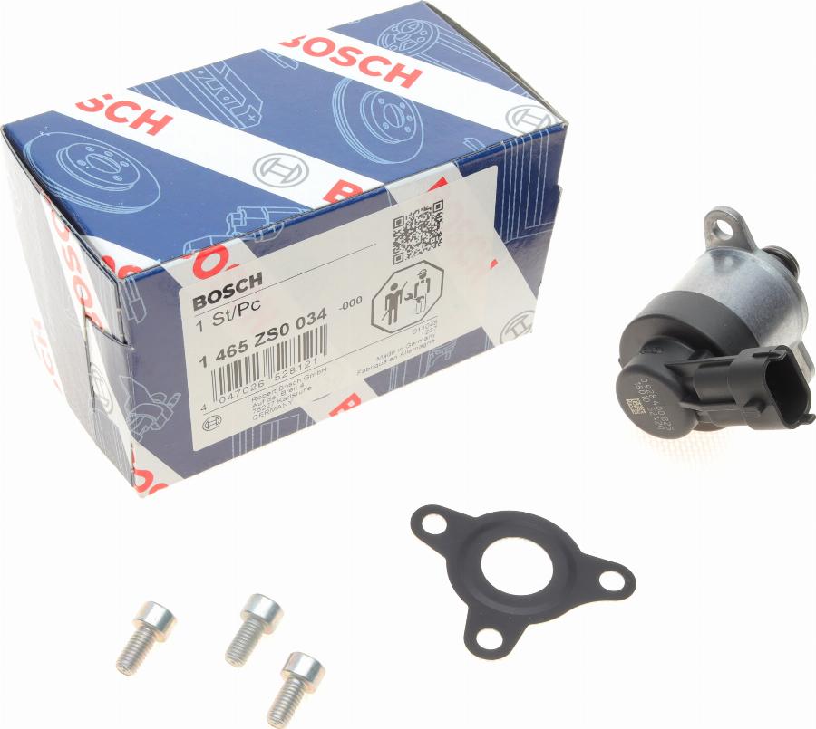 BOSCH 1 465 ZS0 034 - Säätöventtiili, polttoainemäärä (Common-Rail) inparts.fi