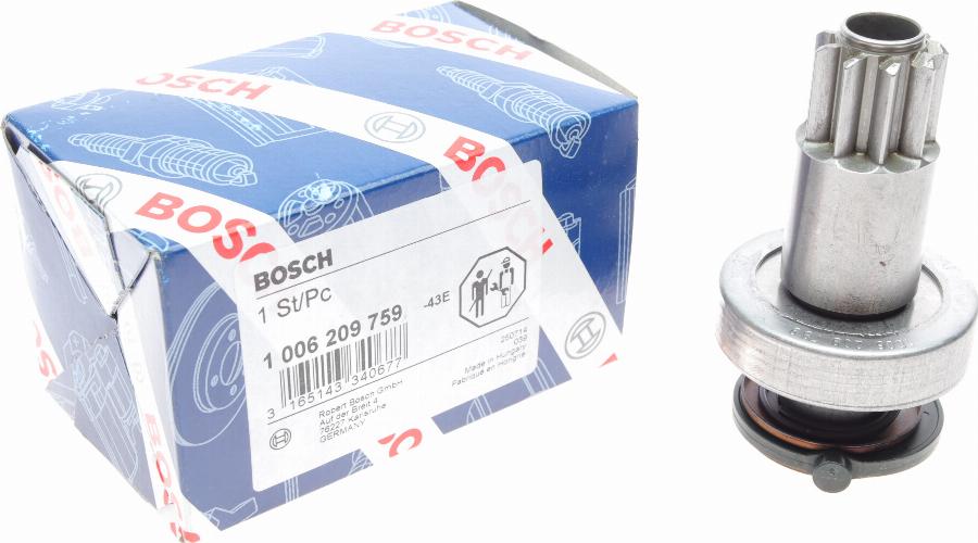 BOSCH 1 006 209 759 - Hammaspyörä, käynnistys inparts.fi