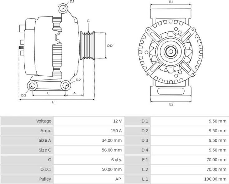 BOSCH 124525171 - Laturi inparts.fi