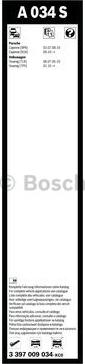 BOSCH 3 397 009 034 - Pyyhkijänsulka inparts.fi