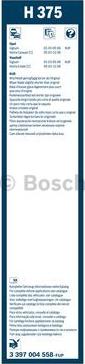 BOSCH 3 397 004 558 - Pyyhkijänsulka inparts.fi