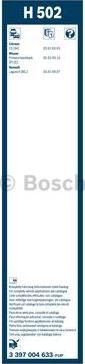 BOSCH 3 397 004 633 - Pyyhkijänsulka inparts.fi