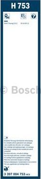 BOSCH 3 397 004 753 - Pyyhkijänsulka inparts.fi