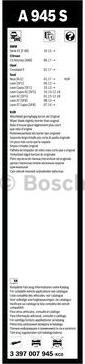 BOSCH 3 397 007 945 - Pyyhkijänsulka inparts.fi