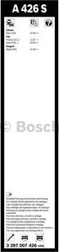 BOSCH 3 397 007 426 - Pyyhkijänsulka inparts.fi