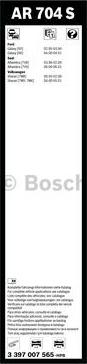 BOSCH 3 397 007 565 - Pyyhkijänsulka inparts.fi