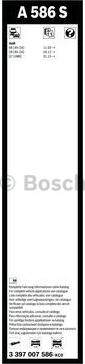 BOSCH 3 397 007 586 - Pyyhkijänsulka inparts.fi