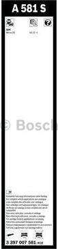 BOSCH 3 397 007 581 - Pyyhkijänsulka inparts.fi