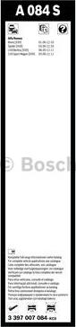 BOSCH 3 397 007 084 - Pyyhkijänsulka inparts.fi